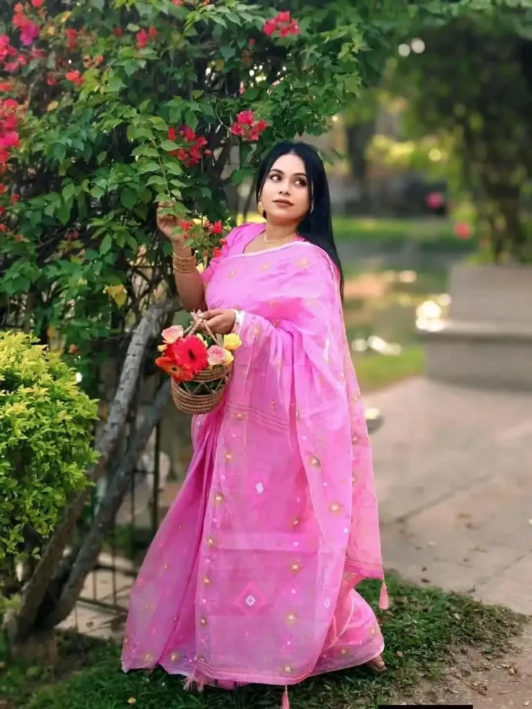 Screen Print Saree (Without)